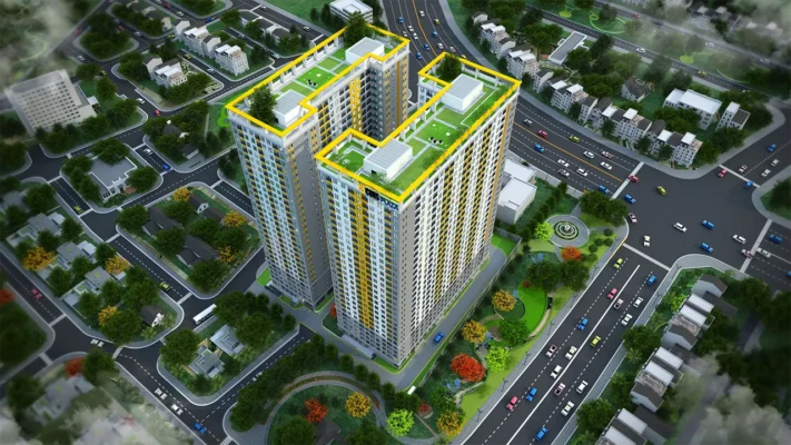 Phối cảnh dự án Bcons Plaza