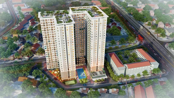 Phối cảnh dự án Bcons Green View