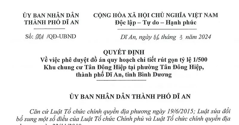 QĐPD 1-500 dự án Bcons Solary