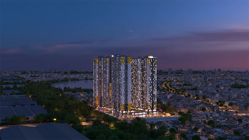 Phối cảnh dự án Bcons Solary