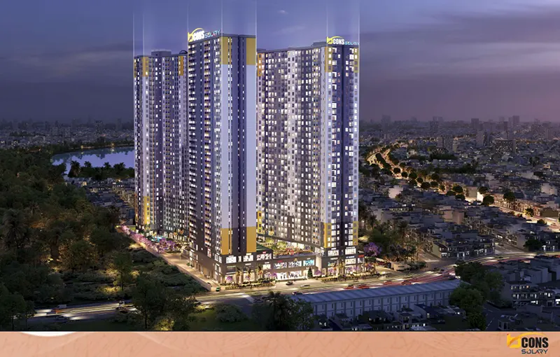 Phối cảnh dự án Bcons Solary