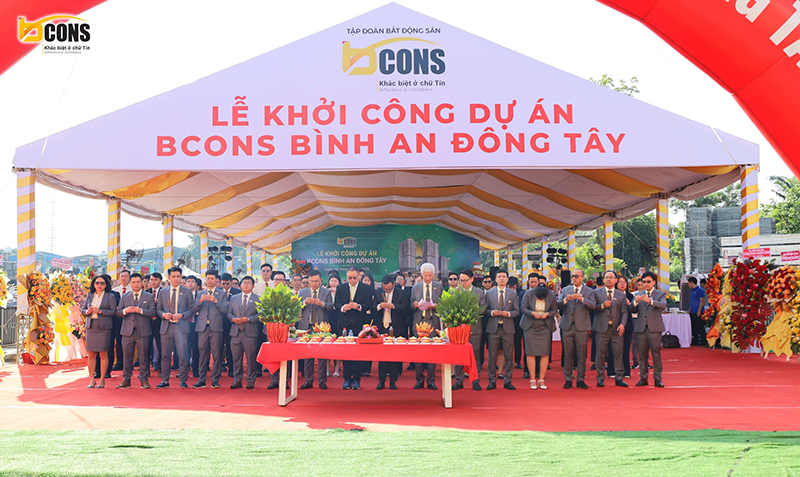 Lễ khởi công dự án Bcons Bình An Đông Tây